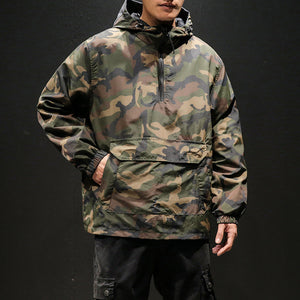 Men's Plus Size Double-Sided Camouflage Jacket - Perfect for Every Adventure