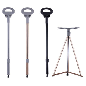 Experience Adventure with the Multifunctional Crutches Aluminum Alloy Folding Leisure Trekking Pole
