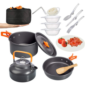 Camping Combination Suit Pot Folding Mini Cookware: Essential Gear for Outdoor Cooking