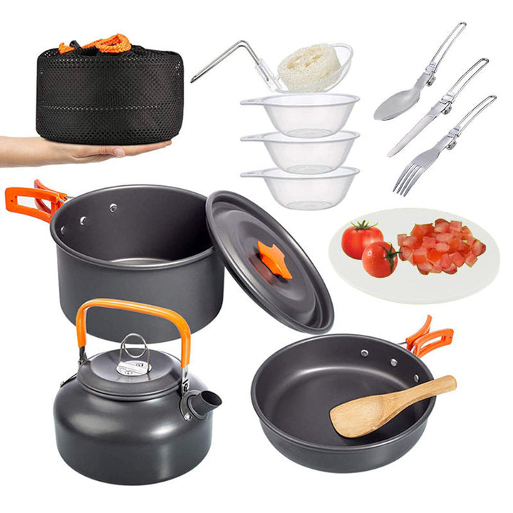 Camping Combination Suit Pot Folding Mini Cookware: Essential Gear for Outdoor Cooking
