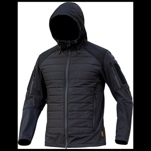 Men's Camouflage Cotton Padded Commuter Jacket For Winter Wear
