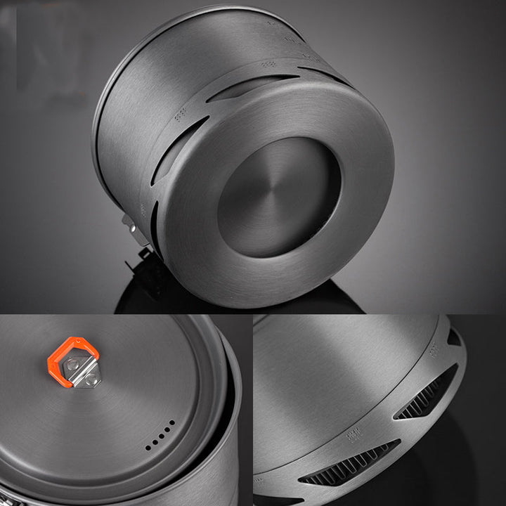 Experience the Great Outdoors with Our Hard Alumina Outdoor Camping Cookware Set