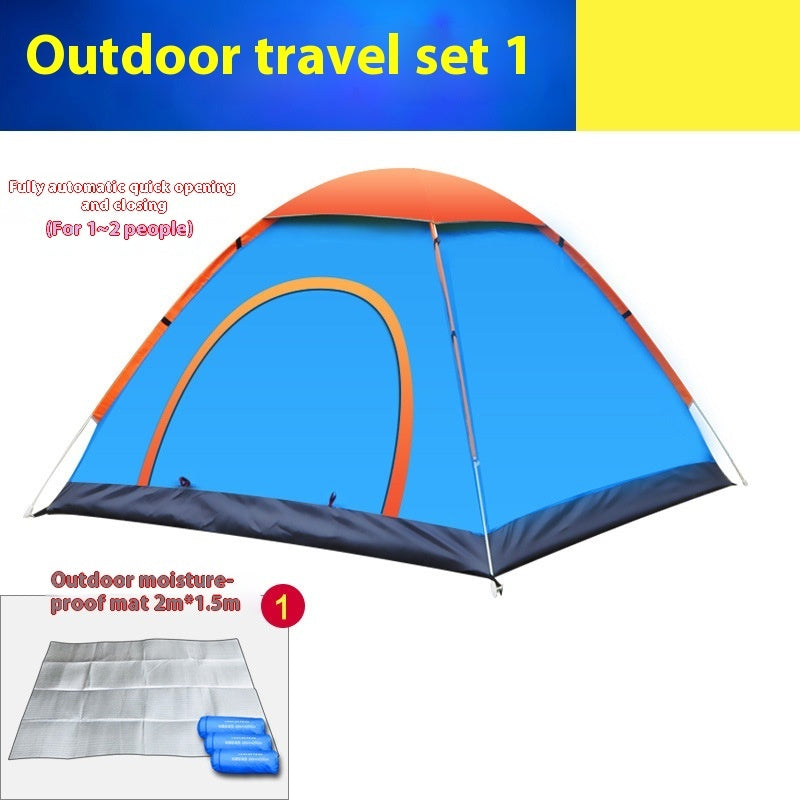 Experience the Great Outdoors with Our Automatic Double Door Multi Person Camping Tent